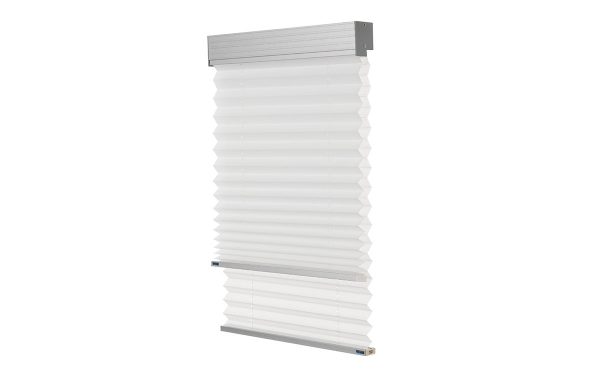 Twin Motorised Pleated Blind