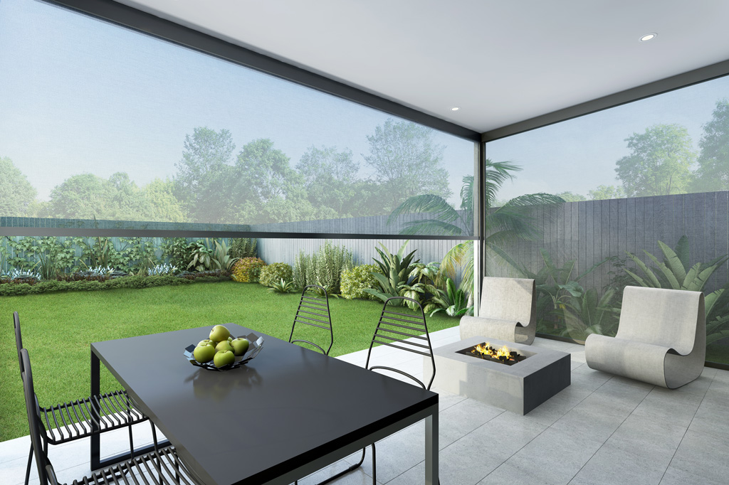 External Zip Roller Blinds, Residence – Perth