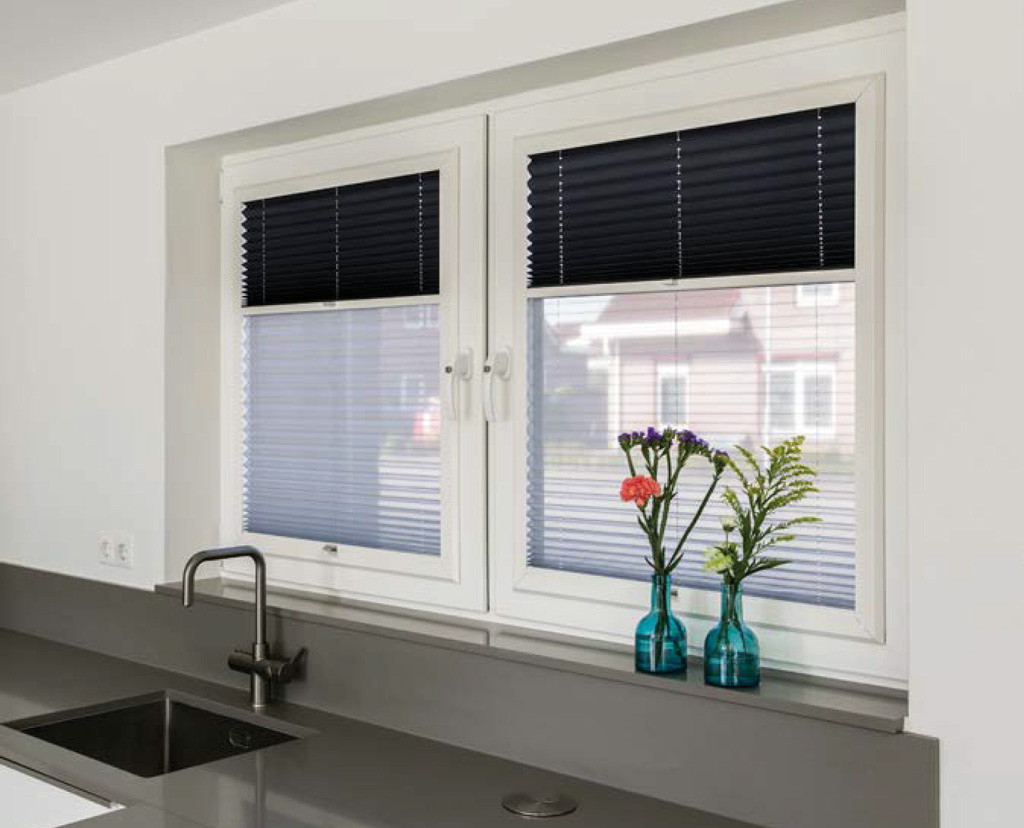 Framed Pleated and Cellular Blinds - Residence - Glenelg, Adelaide South Australia