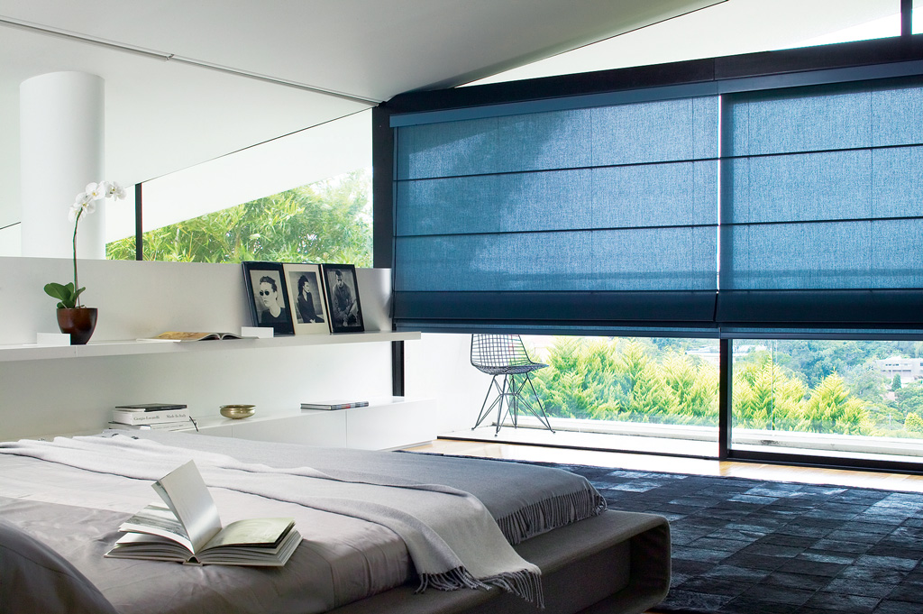 Mode Motorised Roman Blinds Residence – Lower North Shore, Sydney